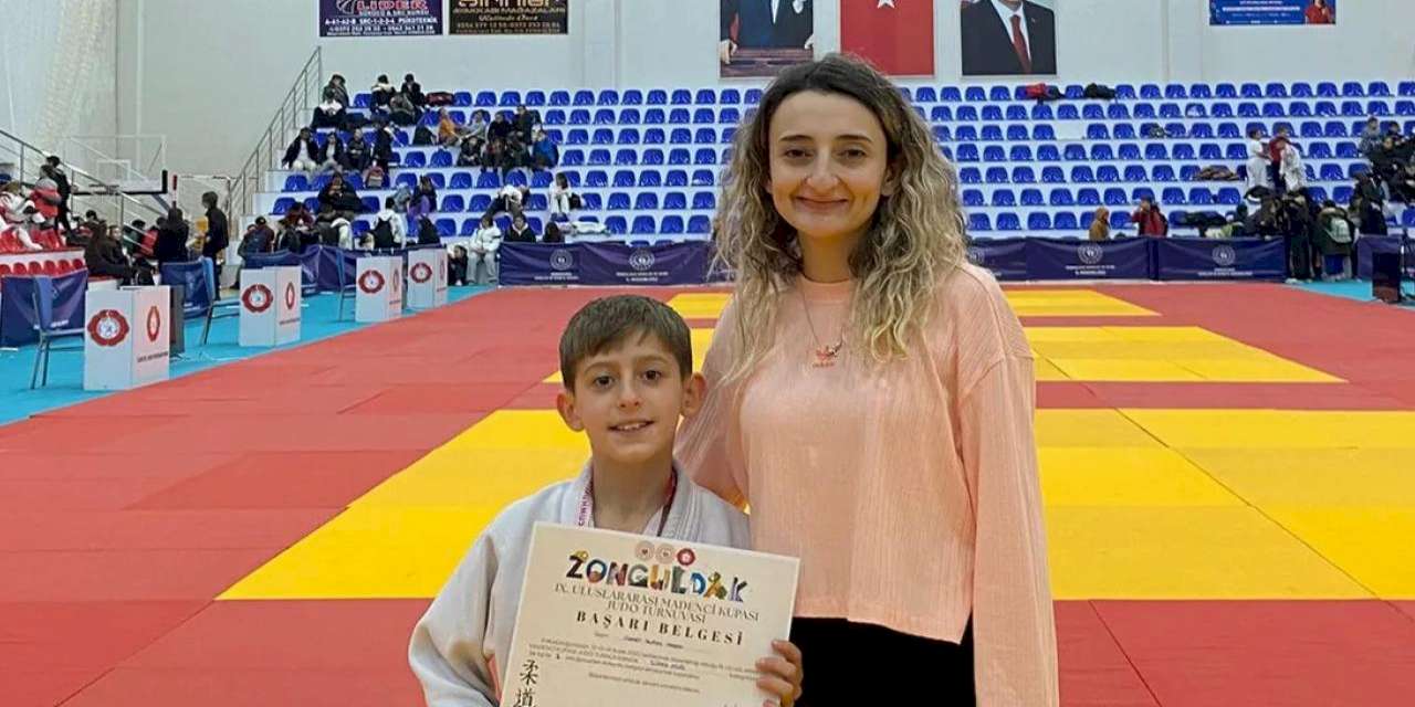 Kütahyalı minik judocudan gururlandıran başarı