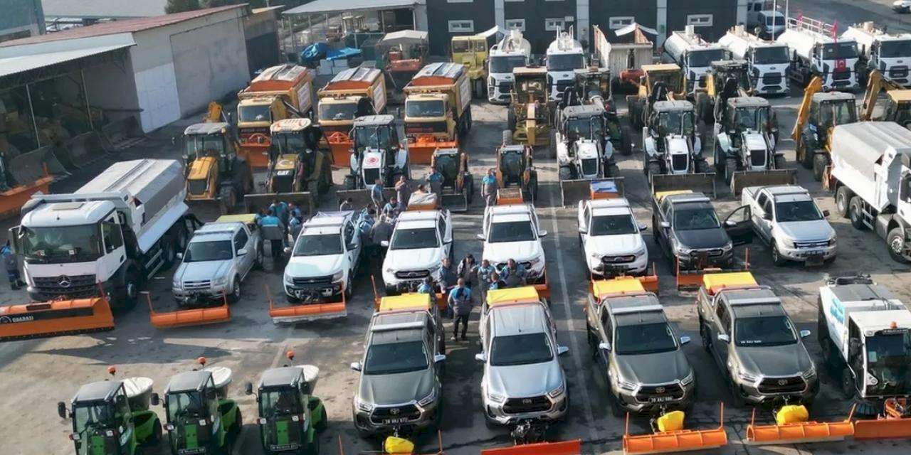 Kayseri Melikgazi kışa hazır