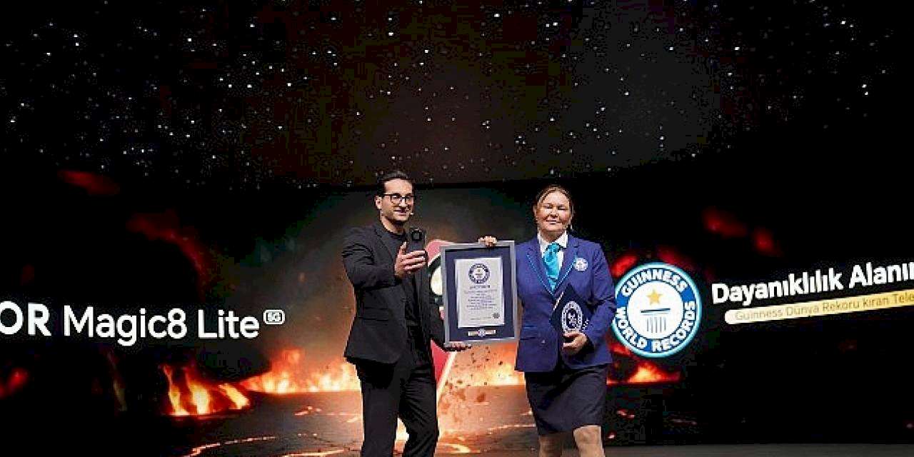 Dayanıklılığıyla Guinness Dünya Rekoru kıran HONOR Magic8 Lite Türkiye'de satışta