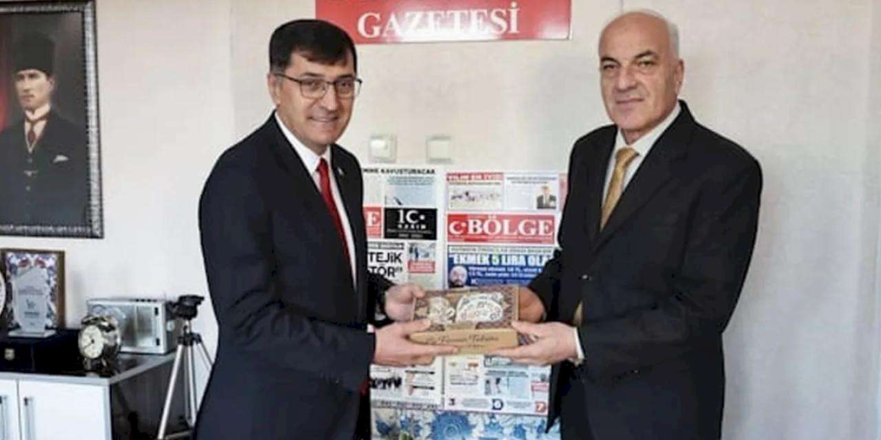 Kütahya Belediye Başkanı Kahveci’den yerel basın ziyareti