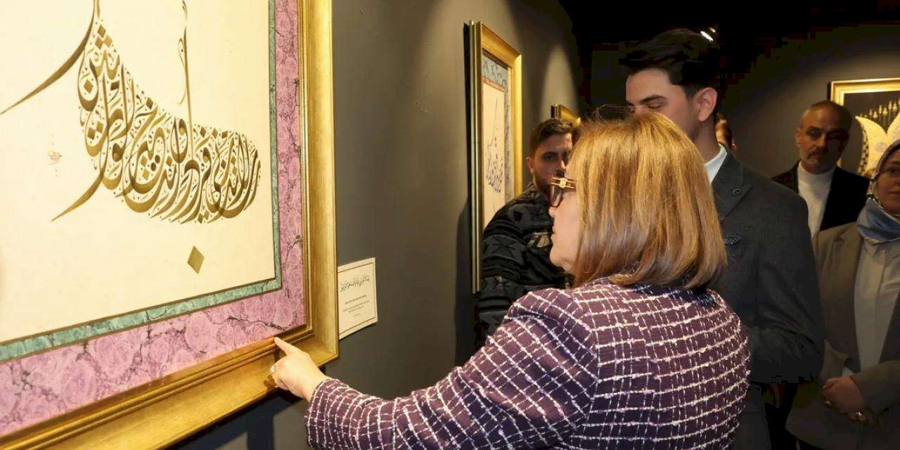 Gaziantep'te 'Kalemden Kalbe' Hüsn-i Hat sergisi