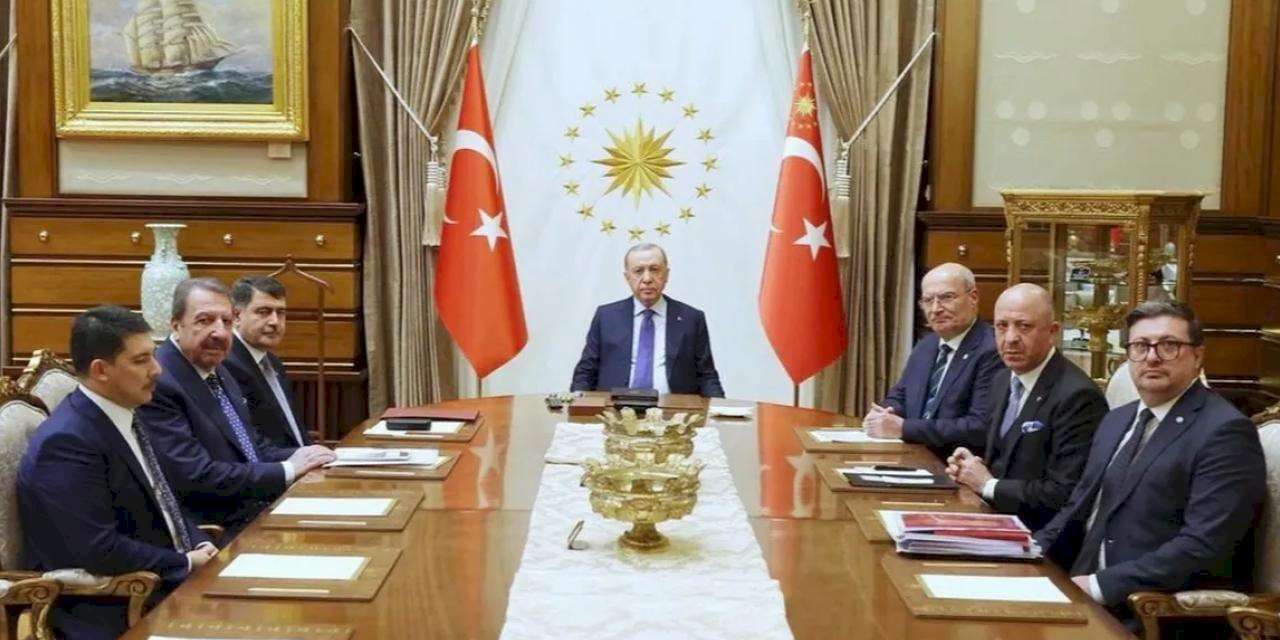 Cumhurbaşkanı Erdoğan, ATO Başkanı Baran ve Ankara heyetini kabul etti