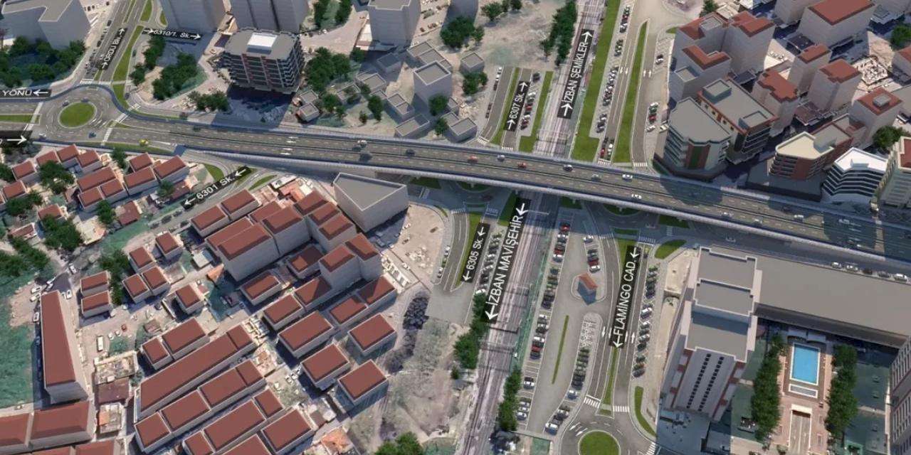 İzmir'de 'Şemikler Taşıt Üst Geçidi' inşaatı başlıyor