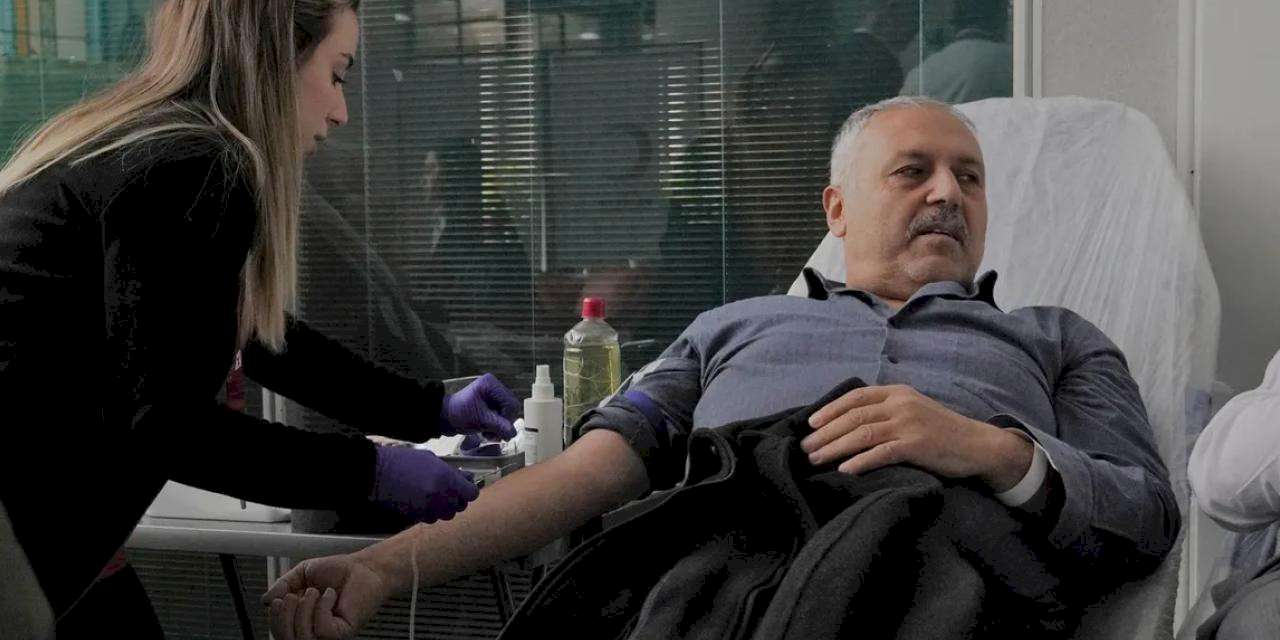 Ankara Keçiören'de Kızılay’a kan bağışı desteği