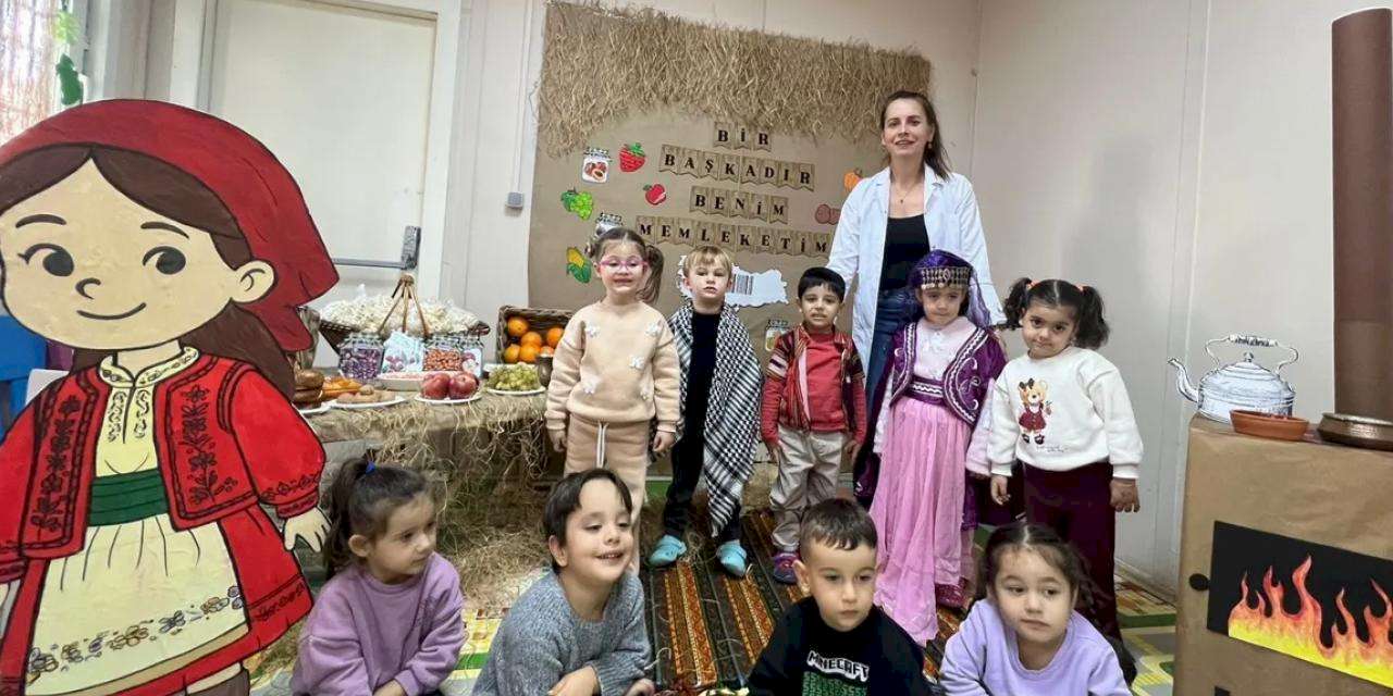 İstanbul Maltepe'nin kreşlerinde 'Yerli Malı' coşkusu