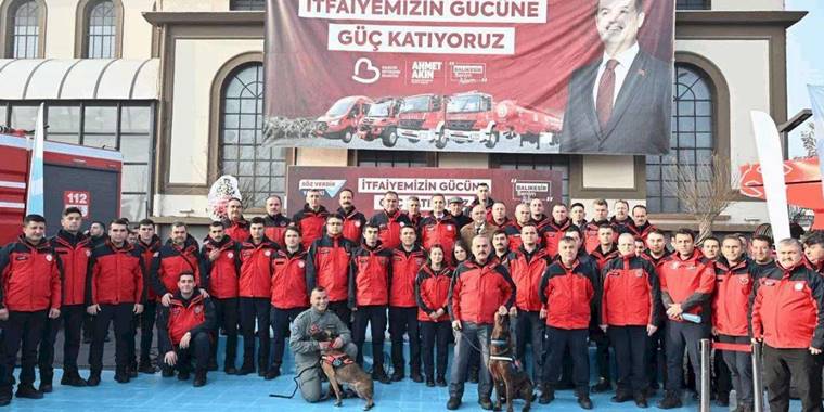 Balıkesir itfaiyesi gücüne güç katıyor