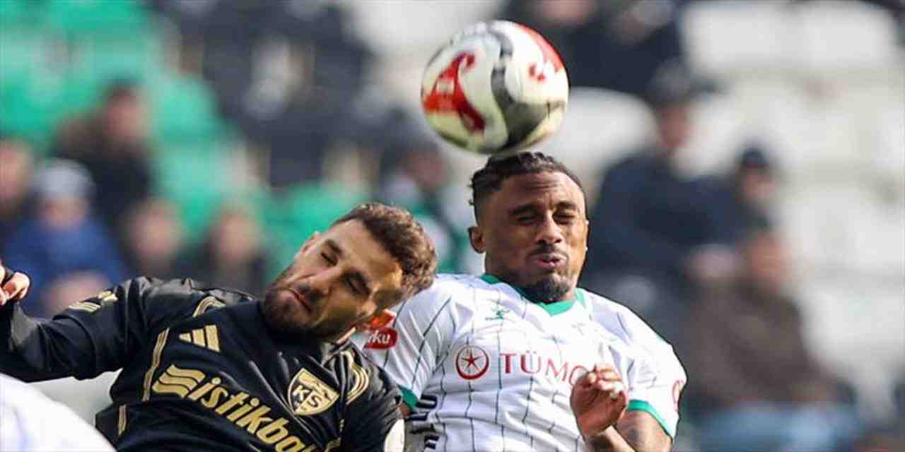 Tümosan Konyaspor 1-1 Zecorner Kayserispor (Maç Sonucu)