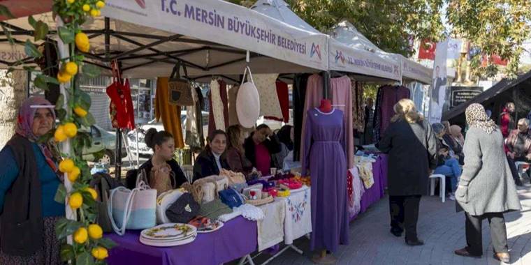 Mersin’de Yerli Malı Haftası kadın emeğiyle hayat buldu