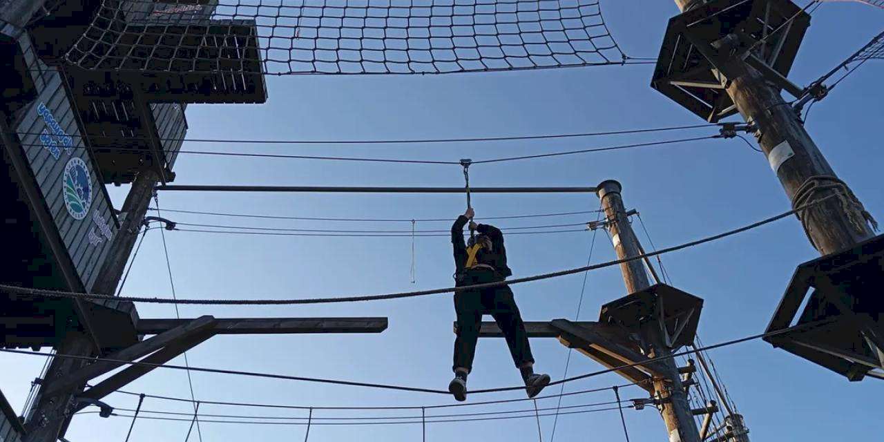 Sakarya Macera Parkı'nda adrenali ve eğlence bir arada