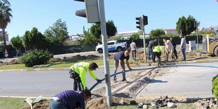 Antalya Manavgat’ta sinyalizasyon yenileme hamlesi