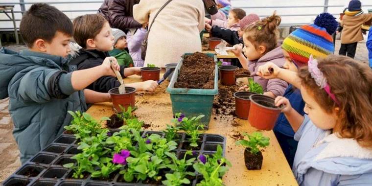 Eskişehir’de minik eller doğayla buluştu