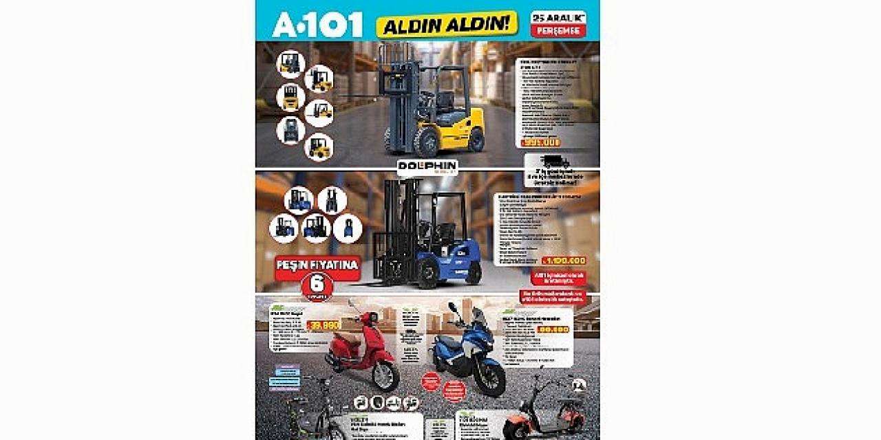 25 Aralık'ta A101'de Endüstriyel Forklift Seçenekleri Dikkat Çekiyor