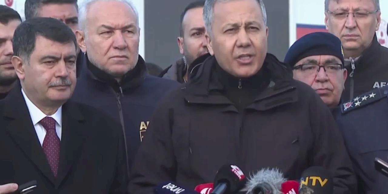 Bakan Yerlikaya olay yerinden açıkladı... Ses kayıt cihazı ve kara kutu çıkarıldı