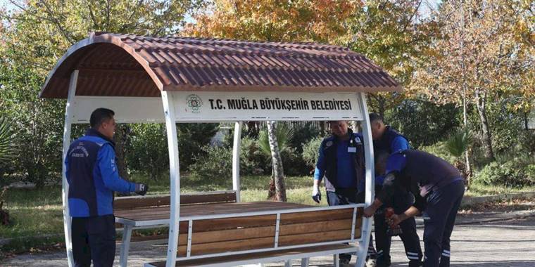 Muğla Köyceğiz'de ortak alanlar Büyükşehir güzelliği