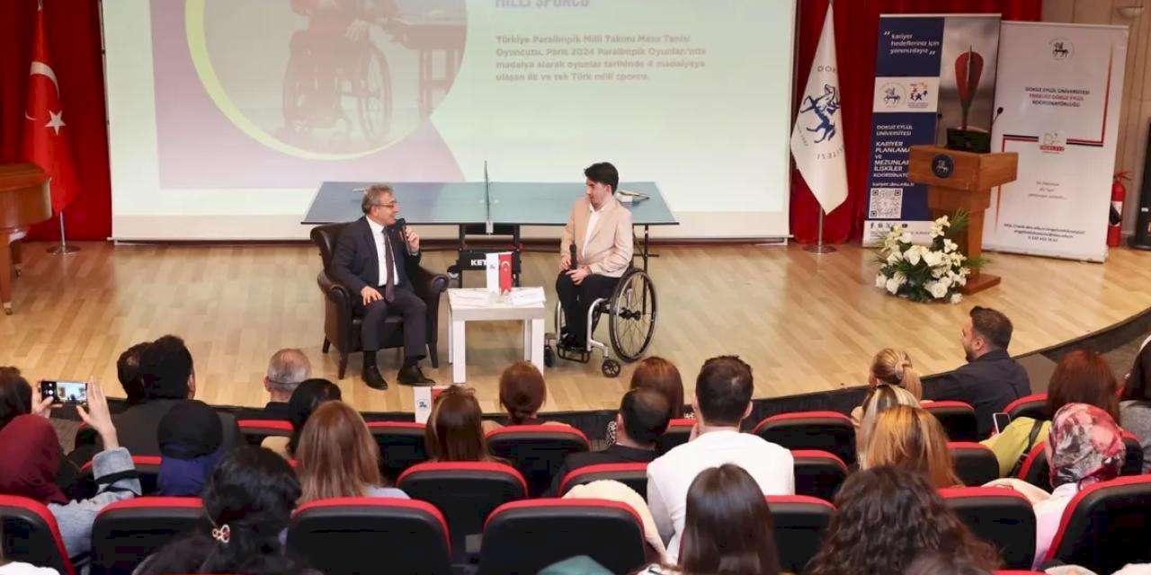 Dokuz Eylül'de sanattan spora engelsiz kariyer