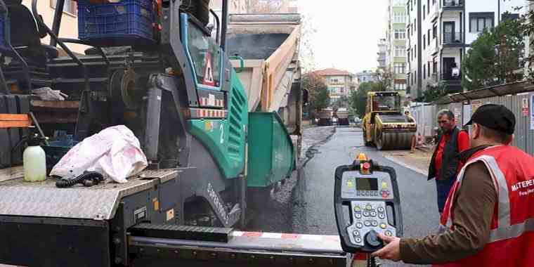 İstanbul Maltepe'de asfalt seferberliği