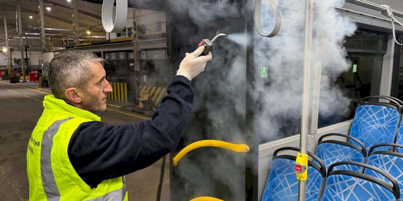 Sakarya'da toplu taşımada hijyen üst seviyede