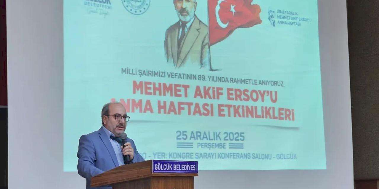 Mehmet Akif Ersoy Gölcük’te anıldı