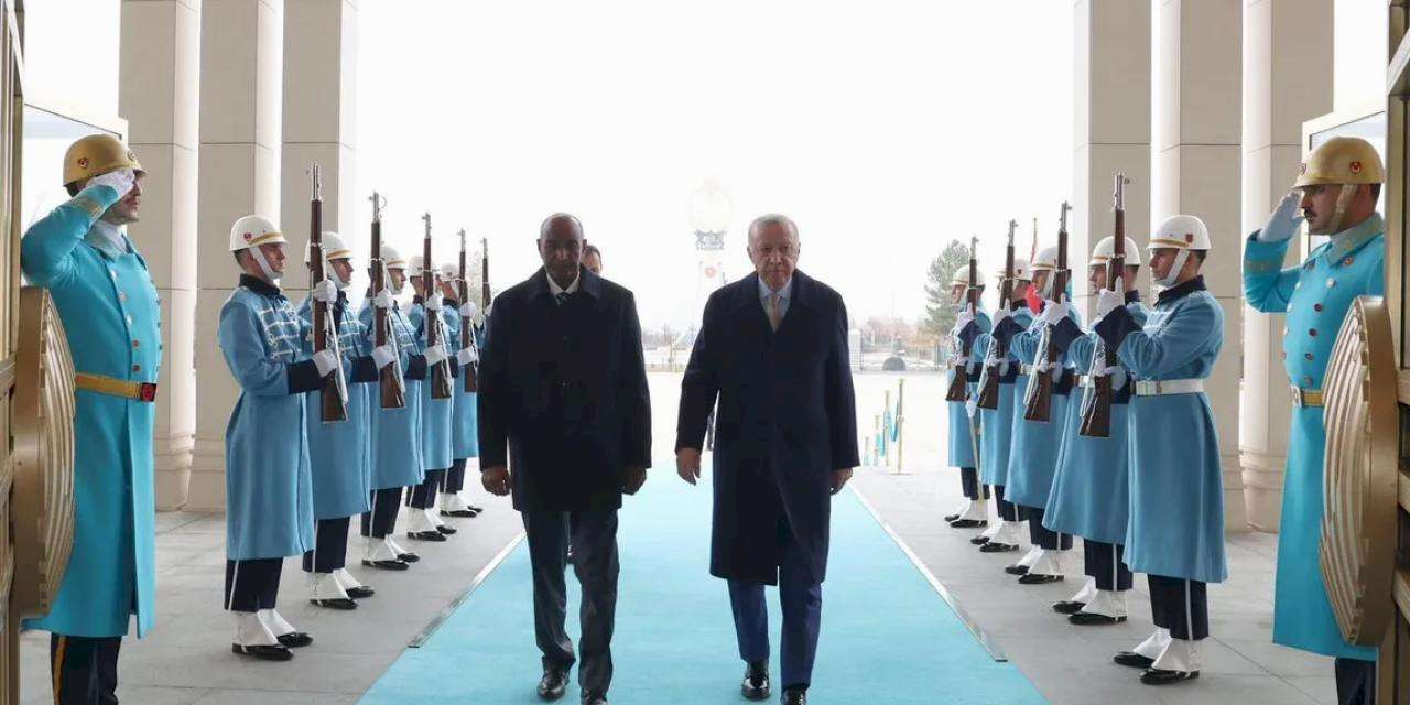 Cumhurbaşkanı Erdoğan, Sudan liderini ağırladı