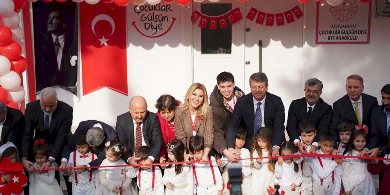 Gülben Ergen 60. Anaokulu'nu Adıyaman'da açtı
