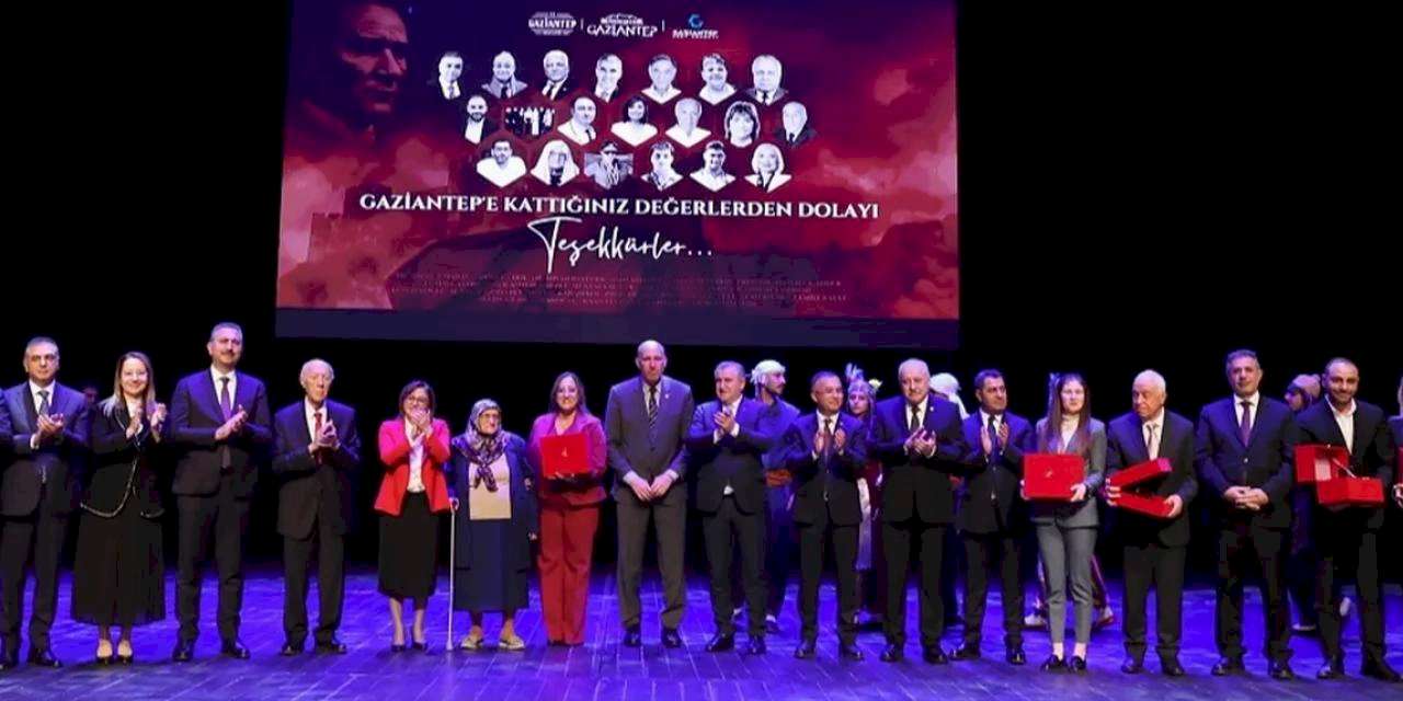 Gaziantep’e değer katanlar ödüllendirildi