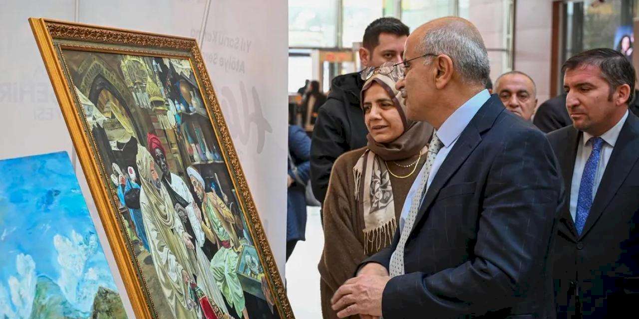 Malatya'da 'Hasat' sergisi sanatseverlerle buluştu