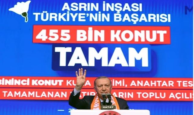 Erdoğan: 455 bininci konutu teslim ediyoruz