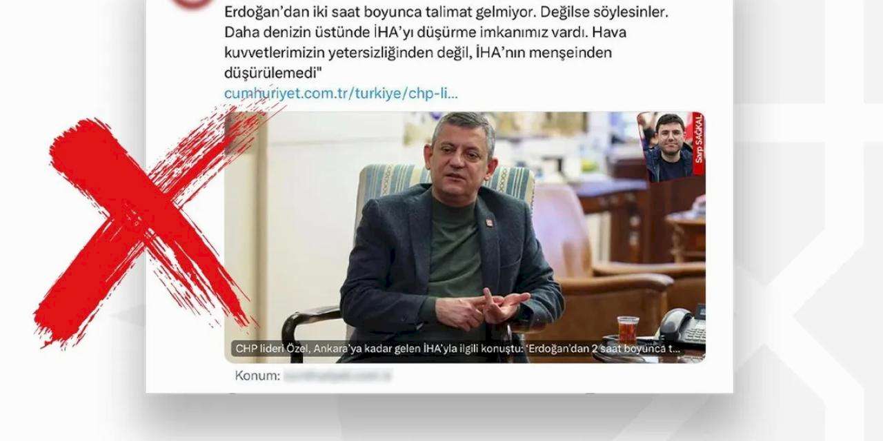İHA düşürme iddialarına yalanlama
