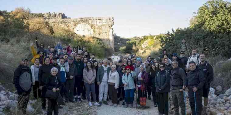 Mersin'de Tarihi Kilikya Yolu’nda doğa ve tarih yolculuğu