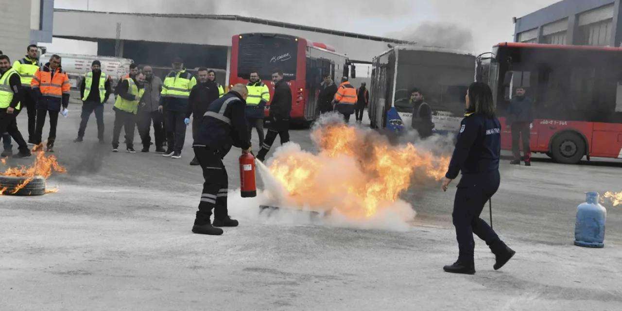 Ankara'da personele 'Acil Durum Tatbikatı'