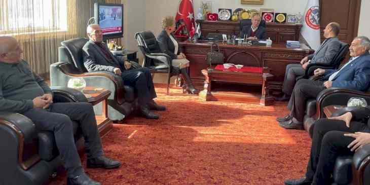 Erzurum'da İYİ Parti'den oda ve dernek ziyareti