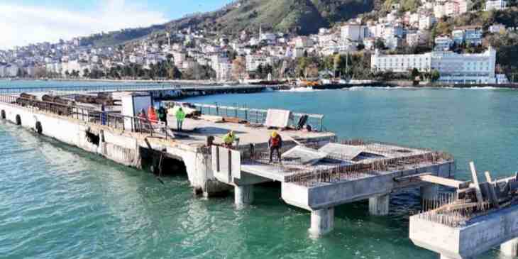 Ordu'da Altınordu rıhtımı yeniden canlanıyor