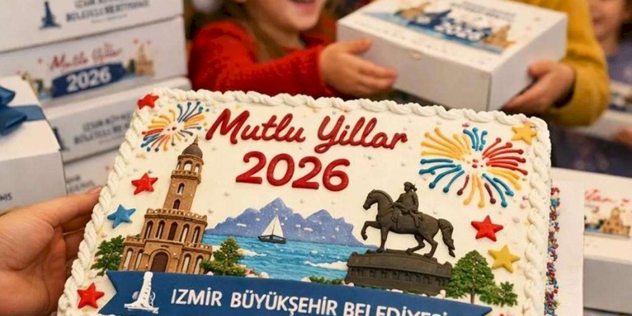 İzmir'de yeni yıl pastaları bu yıl da Büyükşehir’den