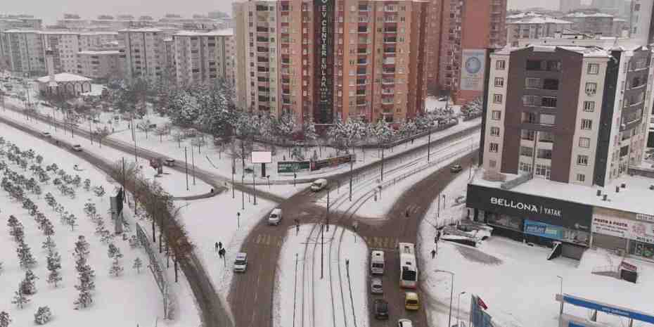 Gaziantep’te karla mücadele seferberliği