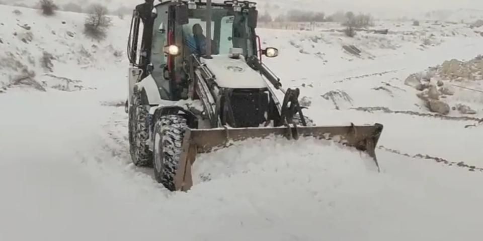 Malatya Büyükşehir’den yoğun kar mesaisi