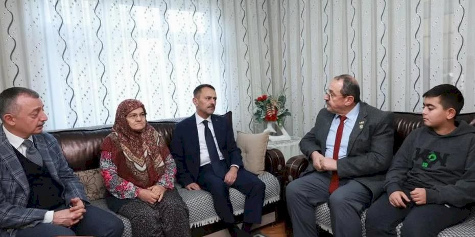 Kocaeli'de ilk ziyaret şehit ailelerine yapıldı