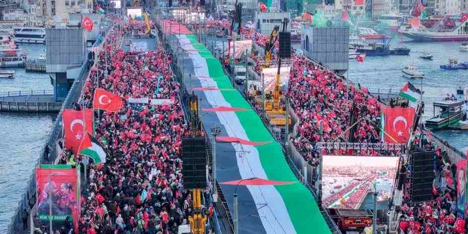 İstanbul Filistin için tek yürek oldu