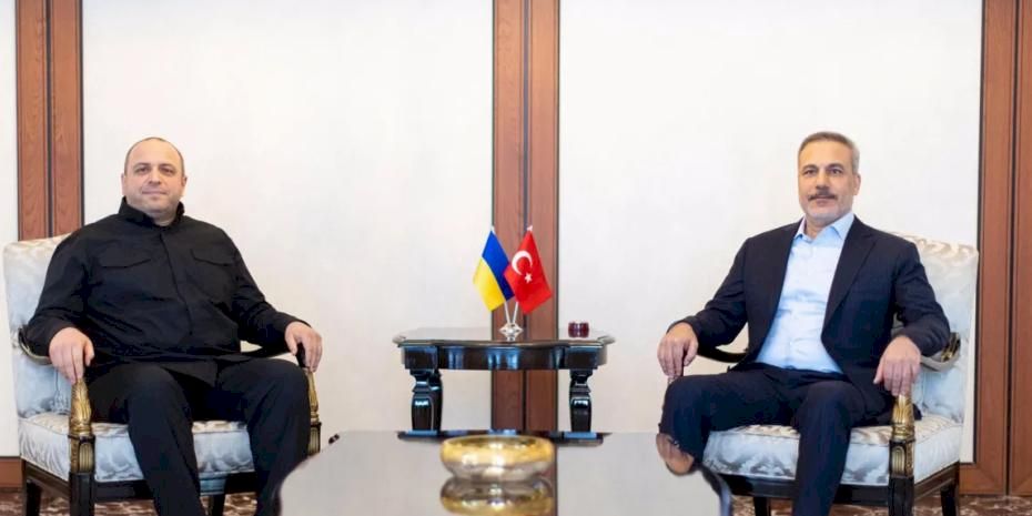 Bakan Fidan, Ukrayna Ulusal Güvenlik ve Savunma Konseyi Sekreteri Umerov’la görüştü