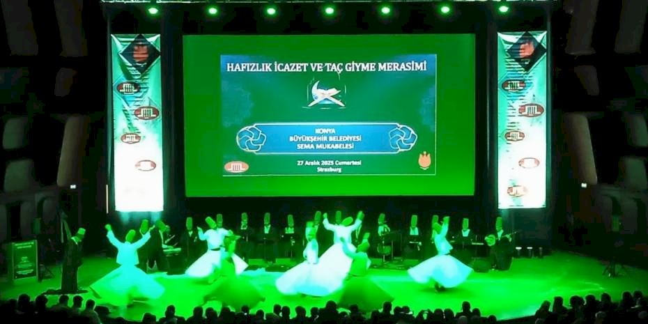 Konya Büyükşehir Fransa’da Sema mukabelesi düzenledi