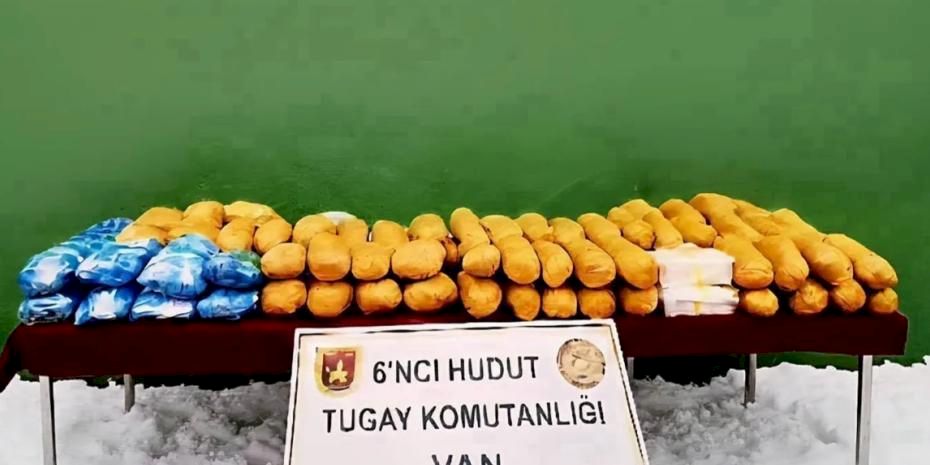 Van Hudut Hattı'nda 50 kilogram uyuşturucu ele geçirildi