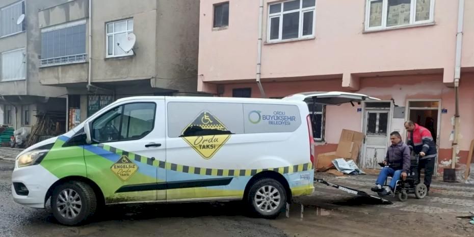 Ordu’da engelsiz taksi uygulaması hayatları kolaylaştırıyor