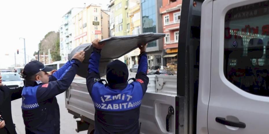 İzmit’te kamu alanı işgallerine sıkı denetim