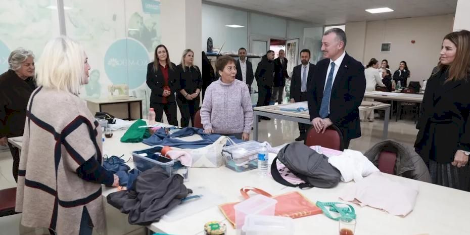 Kocaeli'de Başkan Büyükakın’dan KO-MEK’e ziyaret