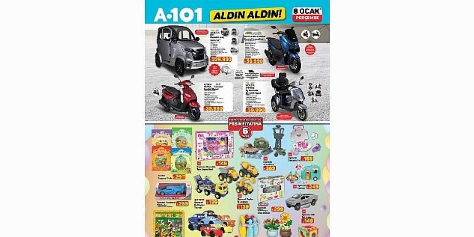 8 Ocak'ta A101'de Elektrikli Araç Dikkat Çekiyor