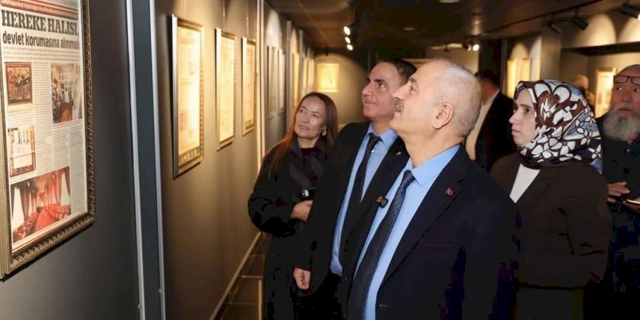 Gebze basın tarihi sergisi sanatseverlerle buluştu