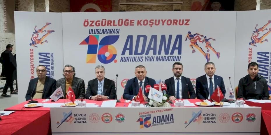 16. Uluslararası Adana Kurtuluş Yarı Maratonu yarın koşulacak