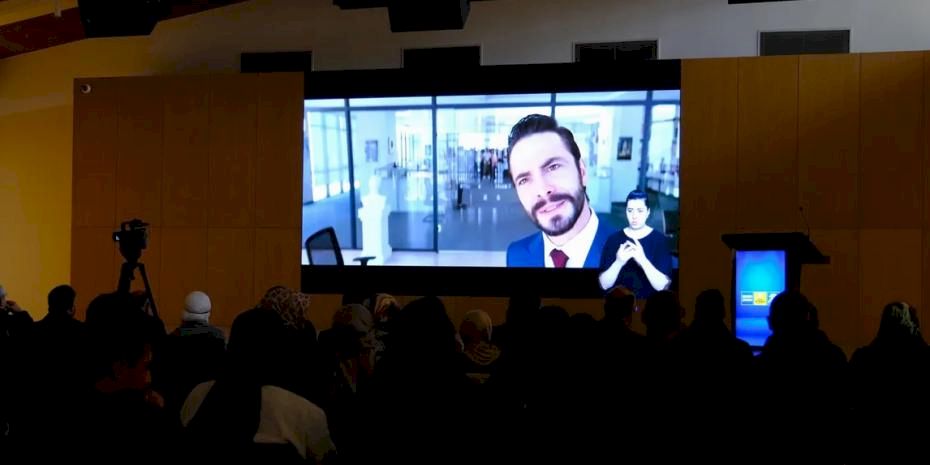 Konya'da görme engellilere sesli betimlemeli film etkinliği