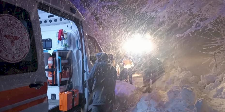Malatya’da karda mahsur kalanlar kurtarıldı