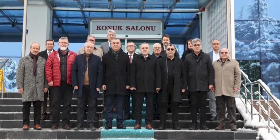 KAYSO yönetimi ERÜ'nün projelerini dinledi