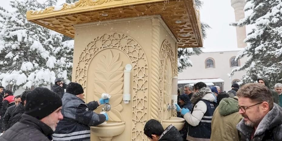 Kayseri Kocasinan'ın 'İkram Çeşmesi' gönüllere akıyor